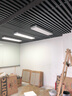 毅胜 led办公室吊灯长条灯车间工作会议室灯具商场超市网吧工程条形灯 银1200*300配LED 56W 实拍图