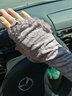 PTAH防晒袖套女夏季长款蕾丝开车防晒手套骑车防紫外线冰袖手臂套 35灰色 实拍图