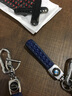 迪加伦 高档 汽车钥匙扣 手编织绳真皮 时尚情侣 车用钥匙链 钥匙挂件 男士女 改装 汽车用品 蓝色 福特车标 新蒙迪欧锐界福克斯福睿斯野马 实拍图