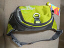 亨得利腰包女户外运动健身小胸包男潮韩版时尚休闲女包旅行斜挎包 绿色 实拍图