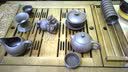 鸿冠 紫砂功夫茶具套装整套家用茶道原矿手工紫砂壶茶杯盖碗办公送礼 款十三 17头黑色紫砂茶宠 实拍图