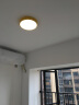 DZZ超薄卧室灯led吸顶灯客厅灯简约现代走廊过道阳台马卡龙儿童房灯 粉色圆形30cm-18适3-5平 LED暖光 实拍图