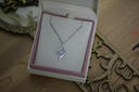 关于爱S925银项链女款唯爱吊坠锁骨链轻奢学生闺蜜纪念日生日礼物送女友 唯爱【白色款+ 玫瑰花礼盒】 实拍图