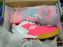 YONEX尤尼克斯羽毛球鞋男鞋女yy超轻专业减震透气防滑训练运动鞋 浅粉红 SHB460CR 女神专属 36 (225mm) 【拍大一码】 实拍图