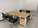 YOE.FTY优宜工位办公桌简约现代职员桌双人四人员工桌办公室电脑桌椅组合 8人位+柜+椅 实拍图