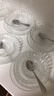 家用餐厅酒店玻璃盘子家用菜盘西餐具水果盘碟子玻璃珍珠果盘糖果盘干果盘餐盘玻璃盘子 玻璃套装（1碗1碟1勺） 实拍图