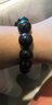 可塘明珠 配珠宝鉴定证书 天然彩虹眼黑曜石手链男女士八大守护神本命佛手串本命年手链 14MM-属羊猴大日如来 实拍图