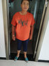 衣领飘飘T恤女装短袖新款上衣秋冬宽松夏装白半袖字母印花情侣女士体恤棉 砖红色 2XL偏大(160-180斤) 实拍图