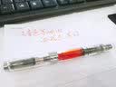 TWSBI 三文堂钢笔 钻石580/ECO透明杆钢笔  活塞上墨式钢笔 学生练字钢笔 钻石580(透明色) F头(约0.5mm) 实拍图