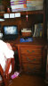 圣蒂伯爵 美式书房家具实木书桌书柜组合套装办公桌写字桌实木电脑桌书架 X411上架+下桌1.35米 晒单实拍图