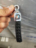 迪加伦 高档 汽车钥匙扣 手编织绳真皮 时尚情侣 车用钥匙链 钥匙挂件 男士女 改装 汽车用品 黑色 别克车标 新君威君越昂科威GL8威朗 实拍图