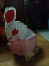 小鸡啄米兔子灯笼手工diy制作材料包新年元宵节传统儿童花灯古风轮子拖拉- 经典粉红毛毛款 实拍图