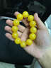 木觉（MUJUE）蜜蜡手串手链男女士鸡油黄琥珀老蜜蜡圆珠手链情侣款 直径16-17MM约 31克 【男士推荐】 实拍图