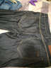 JEEP SPIRIT牛仔裤男2025秋冬季厚款男士中腰直筒商务休闲裤中青年弹力长裤子 618#黑色 38 2.9尺 实拍图