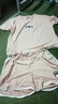 仙之仪 夏季短袖时尚可外穿睡衣女士夏天大码休闲宽松家居服套装 2201橘子 170/100(XL) 实拍图