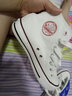 回力男鞋帆布鞋男春夏季布鞋校园情侣男女高帮休闲鞋经典学生板鞋子男 纯白色【基础百搭款】 35 实拍图