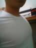 元本 新疆棉纯色短袖t恤 夏修身打底衫休闲半袖潮流圆领白色体恤 白色圆领 M 175/96A 实拍图