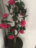 豫之韵仿真花艺假花藤条客厅仿真水果葡萄叶藤蔓花塑料摆件婚庆装饰花壁 玫红开放玫瑰 实拍图