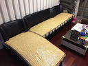 正帆夏季沙发凉席垫套麻将凉席垫防滑飘窗垫竹席夏天麻将席坐垫沙发罩  本色浅蓝边【双牛筋+防滑底】 70*240cm沙发垫 实拍图