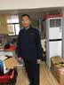 领灿 劳保焊工工作服纯棉电焊服防烫耐磨耐脏男装工服装春秋上衣定制 A518纯棉藏蓝套装 4XL /190【185-200斤】 套装 实拍图