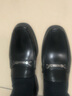 宾度【官方发售】男鞋皮鞋男款头层牛皮耐磨男士商务休闲鞋英伦爸爸鞋 黑色(欧码) 37 实拍图