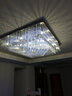 星光耀程大气led水晶灯长方形客厅灯现代简约餐厅吸顶灯卧室灯酒店可定制非标工程灯大厅灯具1609 1.2米*1米送三色光LED 实拍图