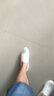 回力男鞋时尚百搭舒适潮流休闲帆布鞋男女全黑一脚蹬懒人鞋情侣鞋子男 白色S027 43 实拍图