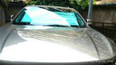 那卡汽车防晒遮阳档 自动伸缩型车用遮阳帘遮阳板汽车遮阳挡避光垫 隔热前挡 侧挡 银色58*125前挡1个 实拍图
