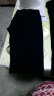 爱帝【优雅蕾丝花边领】秋冬女士保暖内衣基础内衣蕾丝边秋衣秋裤套装 黑色 XL 实拍图