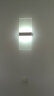 寻光之鹿  长方形客厅背景LED卧室走廊过道墙壁灯个性楼梯间灯简约现代床头灯 时尚大气工程灯壁灯 白色款40*15 三色光 实拍图