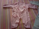 贝贝怡【官方发售】婴儿衣服新生儿连体衣系带绑带哈衣婴儿内衣 蓝色(升级款) 52cm （0-1月） 实拍图