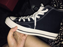 匡威（Converse）男鞋女鞋 ALL STAR系列经典帆布鞋休闲情侣休闲鞋学生板鞋 【厚底增高】中性低帮帆布鞋 A06557 39 实拍图
