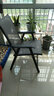 宝晶恒源户外桌椅庭院花园别墅组合阳台室外铁艺家具休闲太阳伞折叠椅露天 折叠/堆高椅 实拍图