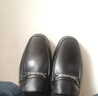 宾度【官方发售】男鞋皮鞋男款头层牛皮耐磨男士商务休闲鞋英伦爸爸鞋 黑色(欧码) 40 实拍图