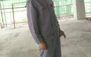 装耐春秋长袖工作服套装男女劳保服套装汽修装修物业家政工程服车间服 长袖上兰下蓝 2XL 180 上衣 实拍图