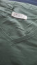艾路丝婷新款短袖T恤女V领上衣纯色打底体恤TX3560 墨绿色 165/88A/L 实拍图