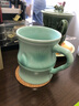 一园 青瓷富贵竹三件杯 陶瓷茶杯个人专用男士高档茶水分办公室泡茶杯 青瓷富贵竹三件 实拍图