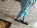 回力童鞋魔术贴儿童凉鞋新品款韩版沙滩鞋男童凉鞋儿童鞋子男孩夏季 棕色（大童） 34码 实拍图