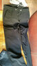 欧牧郎休闲裤男直筒宽松男裤2025秋冬季加绒速干运动长裤修身裤子男厚款 918黑色加绒+918灰色加绒 30 码【腰围2尺3】 实拍图