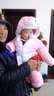 奇乐兔冬款加厚婴儿连体衣哈衣宝宝爬服新生儿衣服0-3岁卡通夹棉外出服 6349粉色 66cm 码(身高59-66CM)3-6个月 实拍图