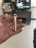 百诚百诚充气打火机迷你点烟器可放入烟盒砂轮纤巧细款铜打火机男女士 金色 1支 实拍图