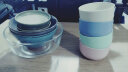 朵颐 北欧式餐具陶瓷碗拉面泡面碗方便面汤碗大碗家用沙拉碗 隐系列 【面碗】【绿色】17cm 实拍图