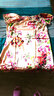 一米画纱仿 真丝睡衣女夏天冰丝睡裙 女士短袖性感连体家居服 印花6# 均码 实拍图