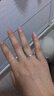 我爱钻石网铂金钻戒女18K钻石戒指求婚克拉GIA裸钻定制送女友情人节礼物 【GIA双证】30分E/VS2/3EX 双倍显钻 实拍图