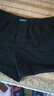 奥元素 男士内裤男平角裤纯棉中腰阿罗裤运动宽松四角裤青少年男生裤衩 黑色 XL 实拍图