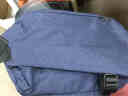 cai 男士胸包原创设计防泼水大容量单肩胸包 藏蓝 大款(可装9.7英寸ipad 4) 实拍图