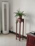 衡工 花架实木花盆架多层客厅阳台现代简约中式家具吊兰绿萝盆景架  栗子红色苏式25*25*100 实拍图
