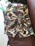 麻吉 MATCH 短裤男迷彩休闲薄款五分裤男士直筒多口袋工装裤夏季纯棉宽松潮牌中裤 S3596 卡其迷彩 L 实拍图