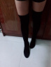 柯思娜妮靴子女长靴2025新款秋冬高筒过膝靴时尚长筒靴韩版百搭瘦腿弹力靴 黑色 加绒 40 实拍图