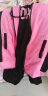 开米熊儿童装女童春秋装套装韩版时尚中大童女孩运动秋季卫衣服装两件套 粉色 170码建议身高160cm左右 实拍图